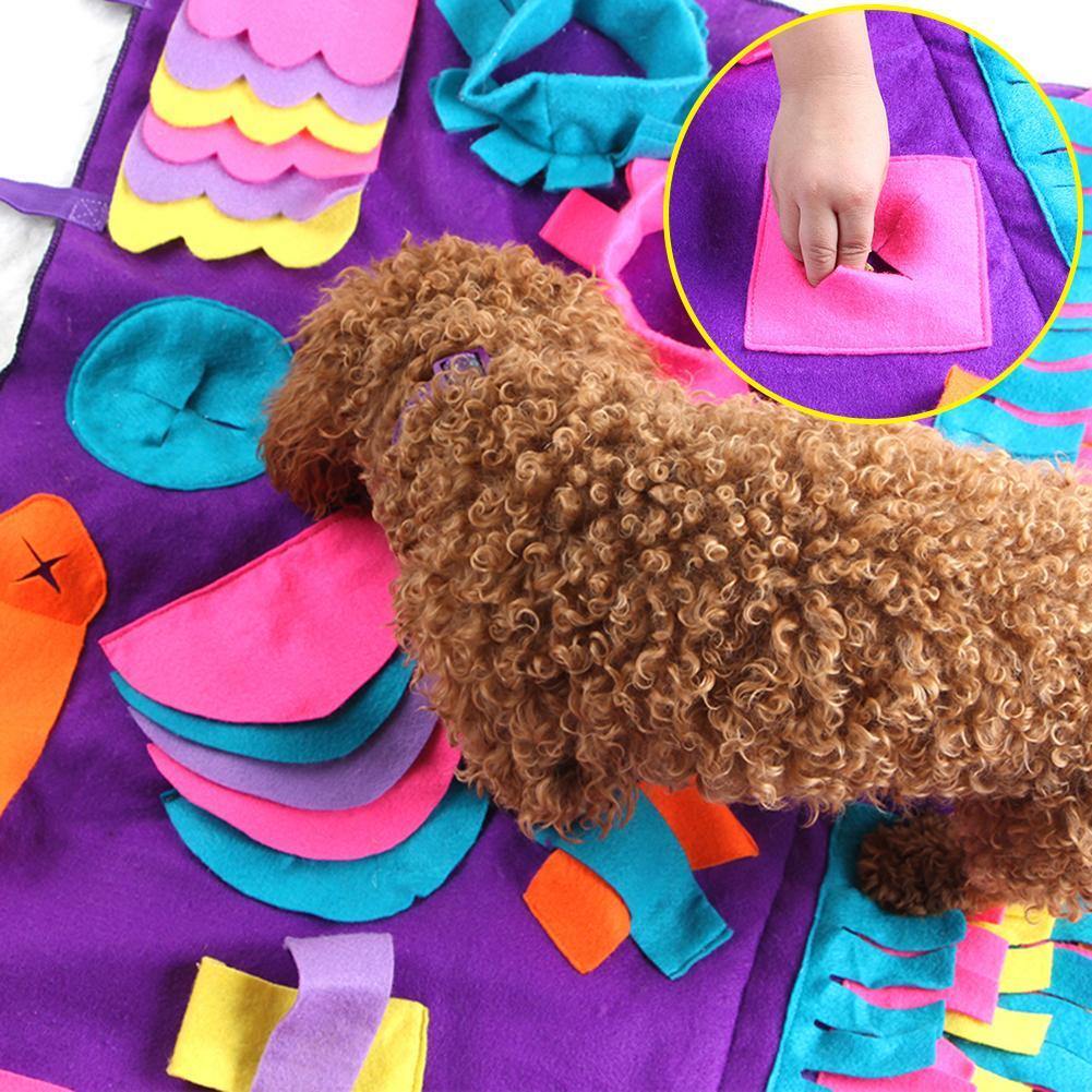 Stress Relieve Dog Snuffle Mat Pet Sniffing Training Blanket – Petliv