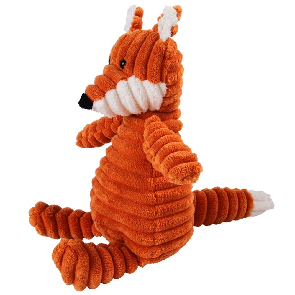 Fox squeaky dog toy sale