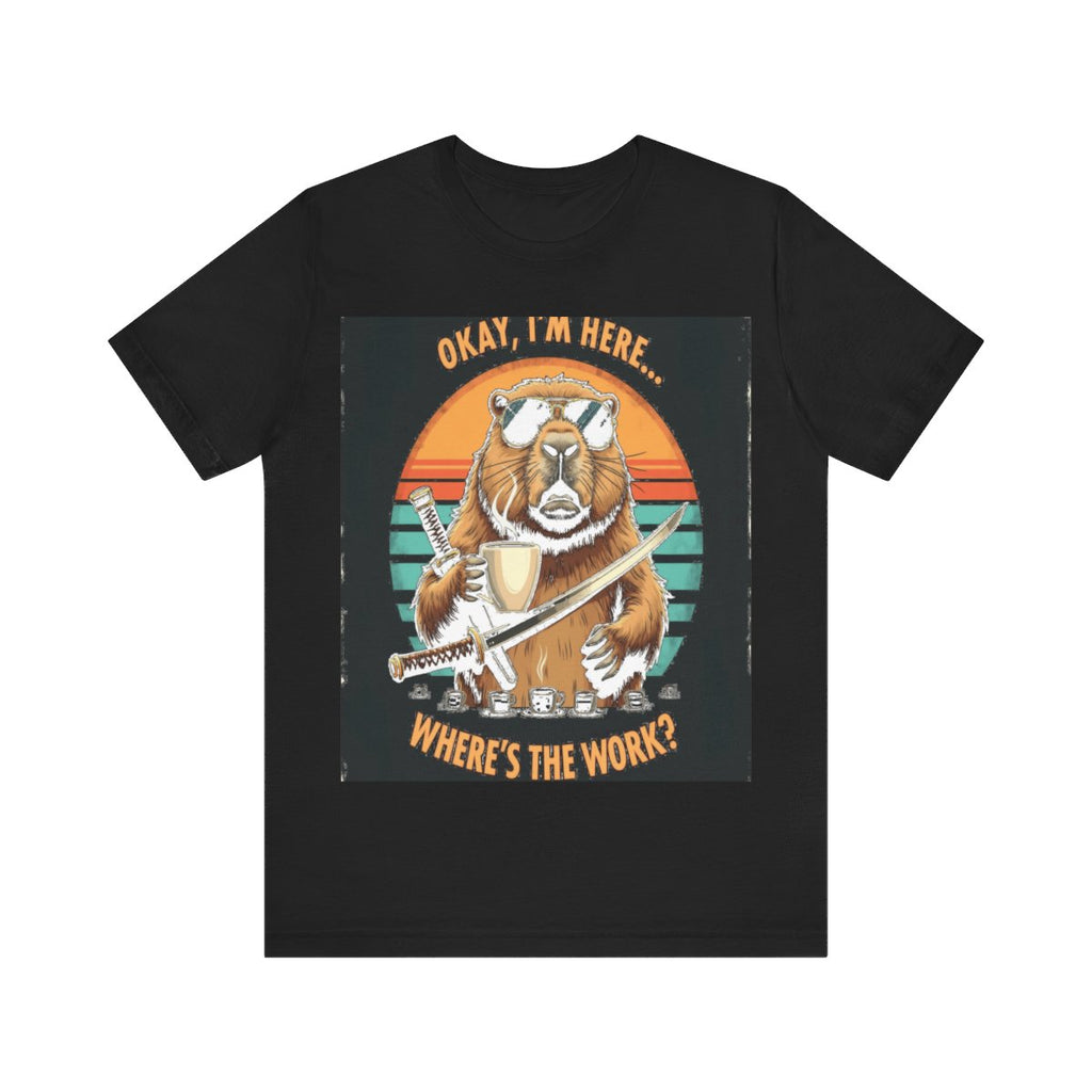 A Retro-Styled Vintage Design Featuring A Capybara shirt