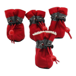 4pcs/set Winter Anti-skid Rain Shoes For Dogs - Petliv