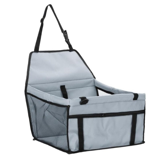 Folding Waterproof Car Seat Basket for Dogs