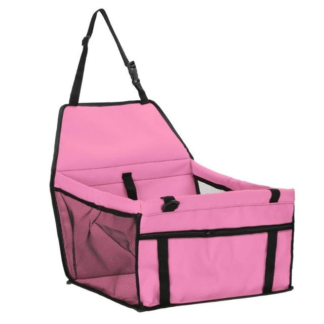 Folding Waterproof Car Seat Basket for Dogs