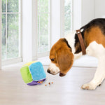 Dog Toy Interactive Treat Cube - Sniffing Toy for Slow Feeding Nose Training