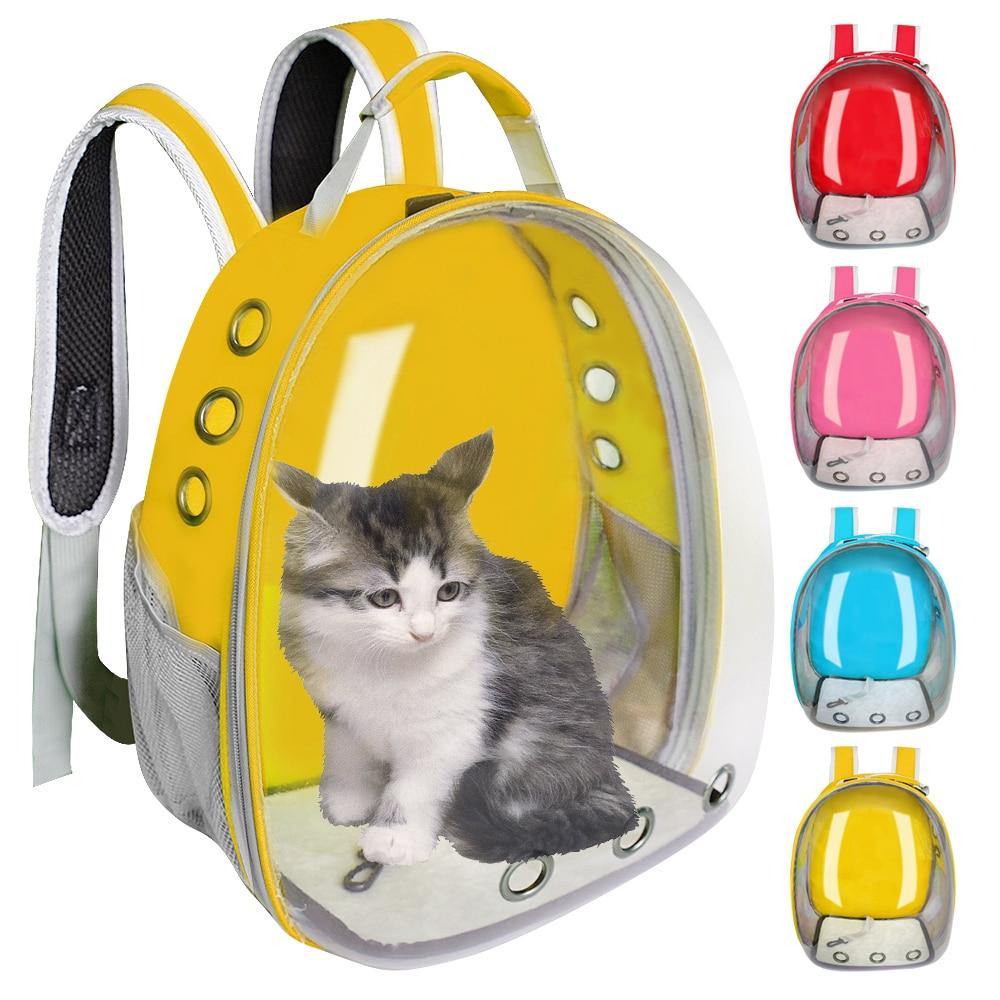 Breathable Transparent Cat Carrier Bag - Petliv